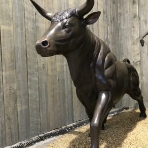 Solid Bronze Bull Sculpture 3 | Avant Garden