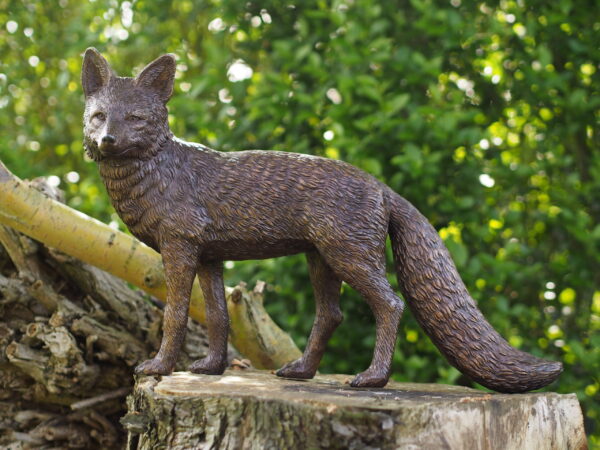 Solid Bronze Fox Sculpture 1 | Avant Garden