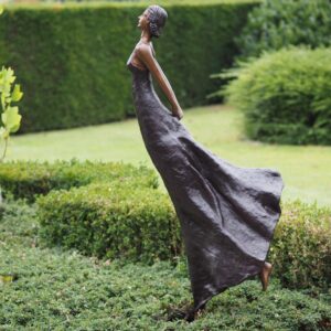 Solid Bronze Lady Marie Sculpture 167cm 1 | Avant Garden