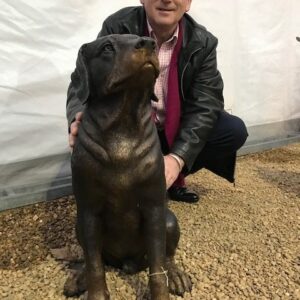 Solid Bronze Rottweiler Statue DO 6
