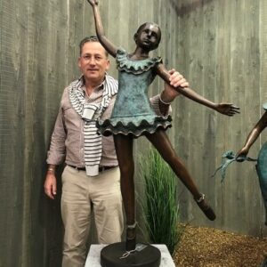 Solid Bronze Sculpture Ballerina 130cm FIBA 16