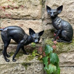 Sphynx Cats Lifestyle Bronze Sculptures 6 | Avant Garden Bronzes