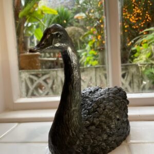 Swan Bronze Sculpture Bird Ornament 3 | Avant Garden Bronzes
