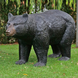 Wild Black Bear Bronze Animal Sculpture WI 63 1 | Avant Garden Bronzes
