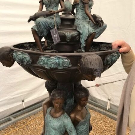 Bronze Sculpture Fountain Women Classic Water Feature 2 | Avant Garden Bronzes