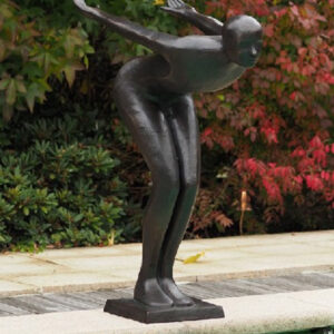 FIME 15 Solid Bronze Swimmer Frederik Sculpture 1 | Avant Garden Bronzes