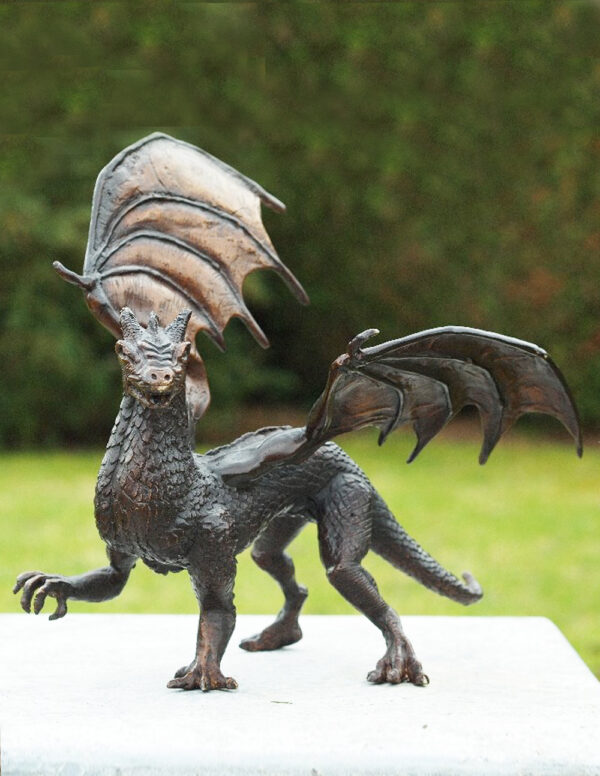 MI 75 Solid Bronze Dragon Sculpture 1 | Avant Garden Bronzes