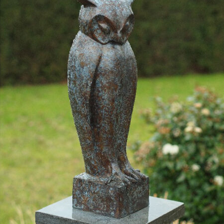 Bronze Sculpture Owl 50cm 1 | Avant Garden Bronzes