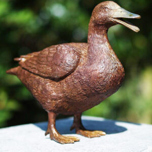 BI 1 Solid Bronze Duck Sculpture 1 | Avant Garden Bronzes