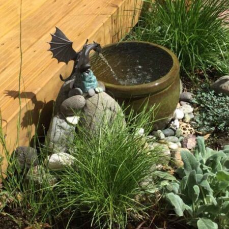 FO 57 Solid Bronze Dragon Fountain Sculpture 7 | Avant Garden Bronzes