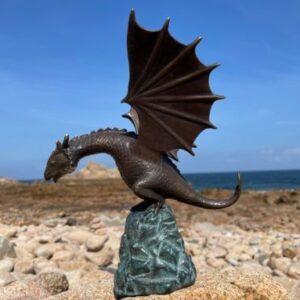 FO 57 Solid Bronze Dragon Fountain Sculpture 11 | Avant Garden Bronzes