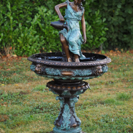 FO 66 Bronze Sculpture Classic Lady Fountain 1 | Avant Garden Bronzes
