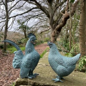 Bronze Frog & Ladybird Sculpture On Glazed Branch MI 40 - Image 7
