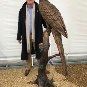BI 51 Solid Bronze Macaw Parrot Large Lifestyle 2 | Avant Garden Bronzes