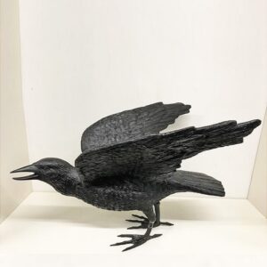 Solid Bronze Crow Wings Open Sculpture BI 55 6 | Avant Garden Bronzes