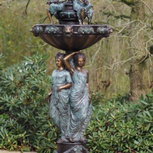 Bronze Sculpture Fountain Women Classic Water Feature 1 | Avant Garden Bronzes