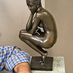 FIWO 12 Solid Bronze Nude Woman Sculpture 2 | Avant Garden Bronzes