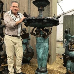 FO 40 Bronze Fountain Three Women Sculpture Water Feature 3 | Avant Garden Bronzes
