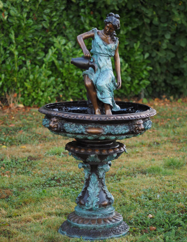 FO 66 Bronze Sculpture Classic Lady Fountain 1 | Avant Garden Bronzes