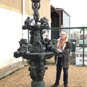 FO 72 Fine Cast Bronze Sculpture Angel Fountain XL 2 | Avant Garden Bronzes
