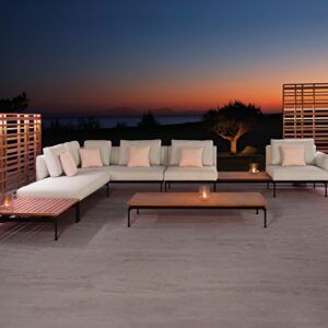 Layout Modular Outdoor Deep Seating Lounge by Barlow Tyrie 1 | Avant Garden