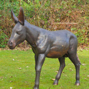 MI 6 Solid Bronze Donkey Sculpture 1 | Avant Garden Bronzes