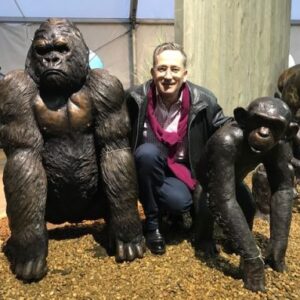WI 17 Solid Bronze Gorilla Sculpture King Kong 121cm high 8 | Avant Garden Bronzes