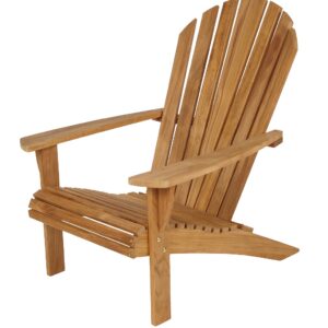 Adirondack Chair Solid Teak by Barlow Tyrie 1 | Avant Garden