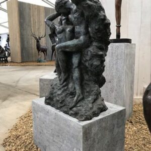 CL 2 Solid Bronze Rodins The Kiss Sculpture 3 | Avant Garden Bronzes