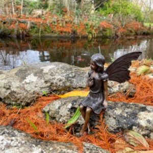 Garden Fairy Bronze Sculpture 3 | Avant Garden Bronzes