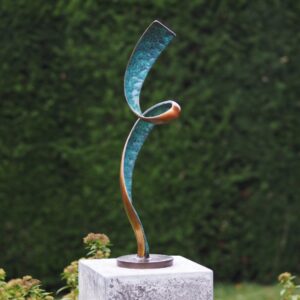 MO 44 Solid Bronze Sculpture Ribbon Of Love 1 | Avant Garden Bronzes