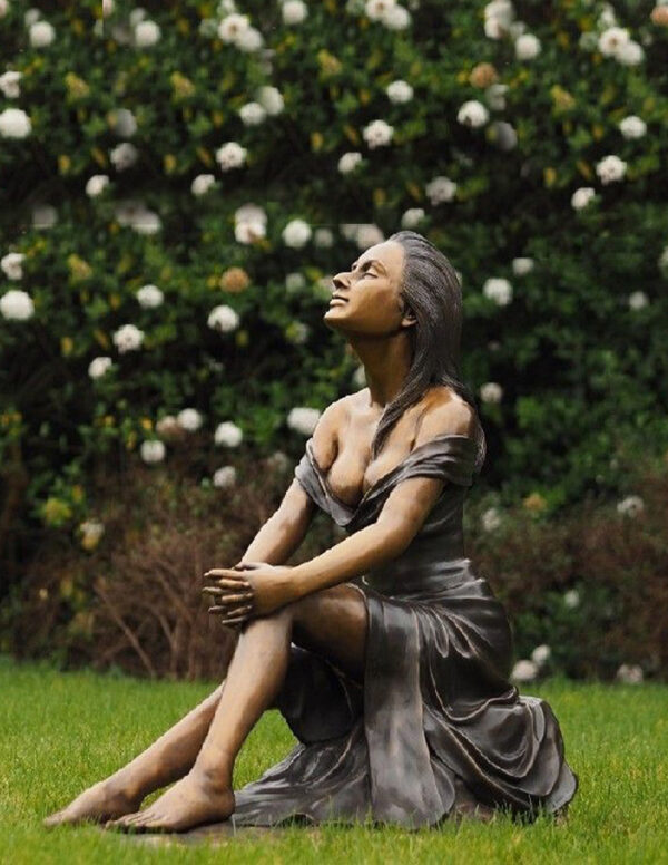 FIWO 44 Fine Cast Solid Bronze Nude Sculpture Lady Sunshine 85cm 1 | Avant Garden Bronzes