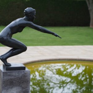 Lady Go Diver Bronze Sculpture Wild Water Swimmer FIWO 73 1 | Avant Garden Bronzes