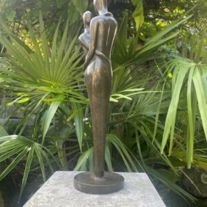 Abstract Forever Loving Couple Bronze Sculpture Anniversary Gift AB 13 2 | Avant Garden Bronzes