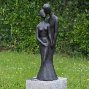Togetherness Loving Bronze Sculpture Ideal Anniversary Gift MO 36 3 | Avant Garden Bronzes