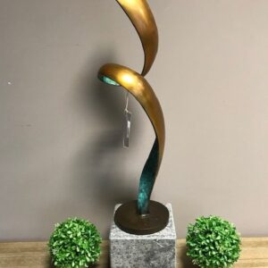 MO 44 Solid Bronze Sculpture Ribbon Of Love 6 | Avant Garden Bronzes