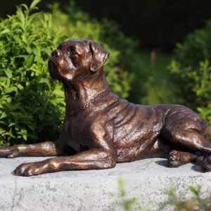 Boxer Dog Bronze Sculpture Canine Ornament 1 | Avant Garden Bronzes