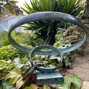 Bronze Love Rings Sculpture Ideal Wedding Gift MO 47 2 | Avant Garden Bronzes