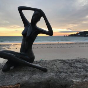 Bronze Woman Lillian Modern Abstract Nude Sculpture 39cm MO 41 | Avant Garden Bronzes