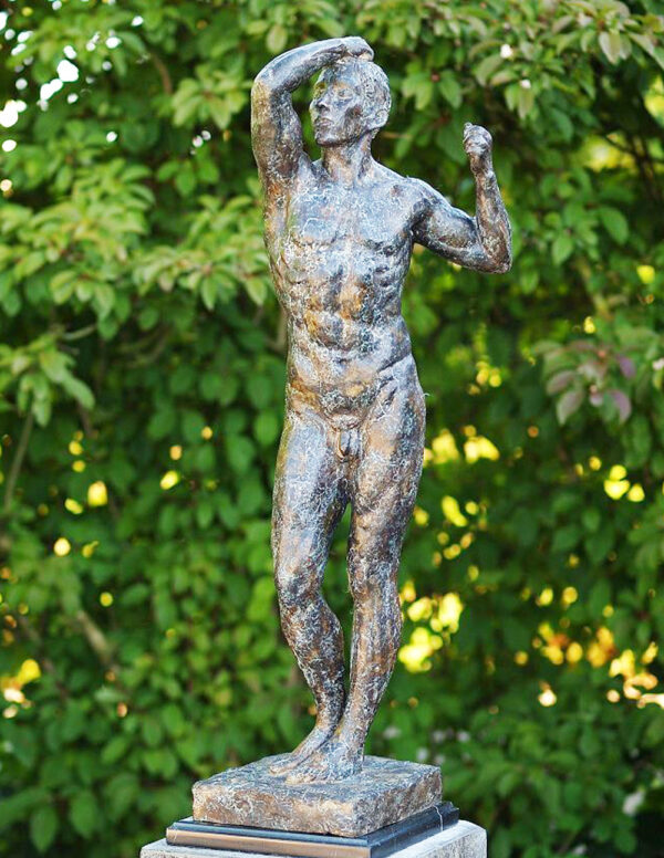 FIME 9 Solid Bronze Naked Man 93cm Rodin 1 | Avant Garden Bronzes