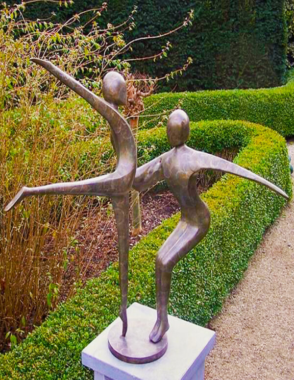 MO 1 Solid Bronze Sculpture Modern Dancing Desire 1 | Avant Garden Bronzes