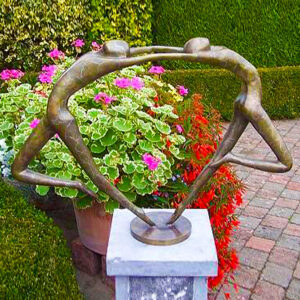 Love You Inside out Abstract Bronze Romantic Gift Sculpture AB 7 1 | Avant Garden Bronzes