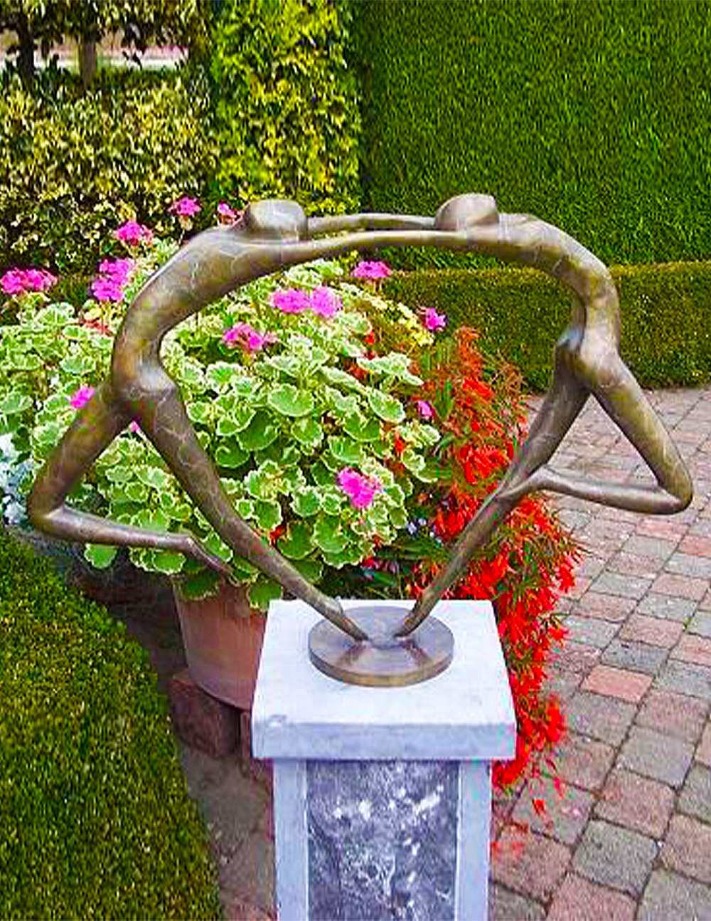 Love You Inside out Abstract Bronze Romantic Gift Sculpture AB 7 1 | Avant Garden Bronzes
