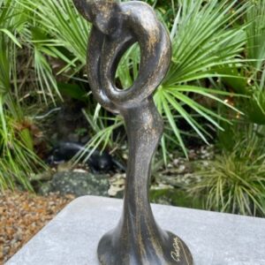 Bronze Sculpture Abstract Lovers 30cm Ideal Anniversay Gift AB 2 8 | Avant Garden Bronzes