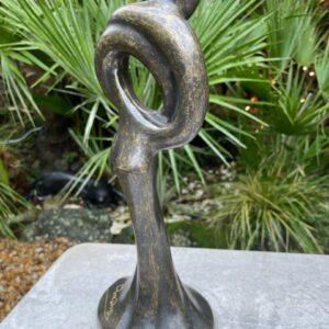 Bronze Sculpture Abstract Lovers 30cm Ideal Anniversay Gift AB 2 7 | Avant Garden Bronzes