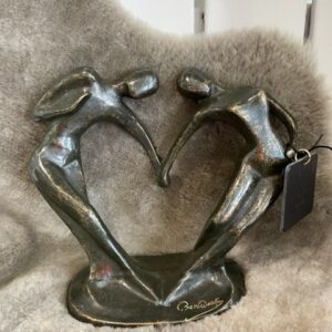 Forever Lovers Heart 24cm Bronze Sculpture Ideal Wedding Gift MO 6 4 | Avant Garden Bronzes