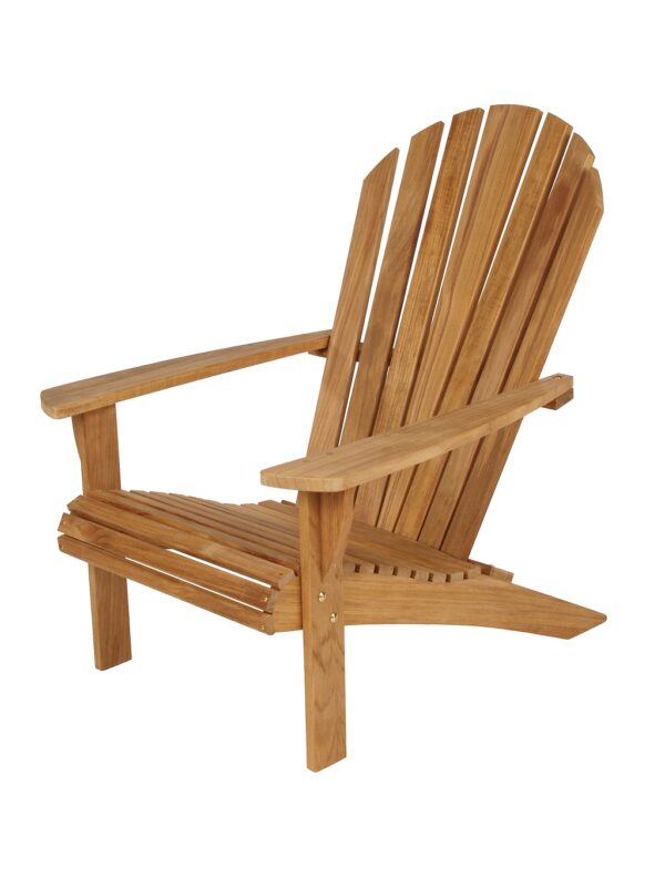 Adirondack Chair Solid Teak by Barlow Tyrie 1 | Avant Garden Bronzes