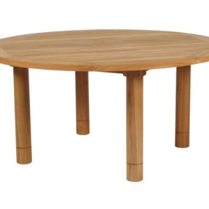 Drummond 150 / 180 Circular Solid Teak Dining Table by Barlow Tyrie 1 | Avant Garden