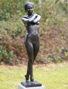 FIWO 32 Solid Bronze Nude Sculpture Arms Folded 1 | Avant Garden Bronzes