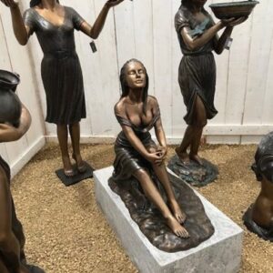 FIWO 44 Fine Cast Solid Bronze Nude Sculpture Lady Sunshine 85cm 5 | Avant Garden Bronzes